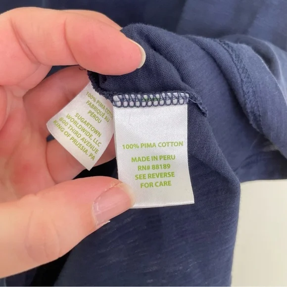 Lilly Pulitzer Minka Trapeze Tank Top Navy Blue XS Extra Small - Picture 10 of 10